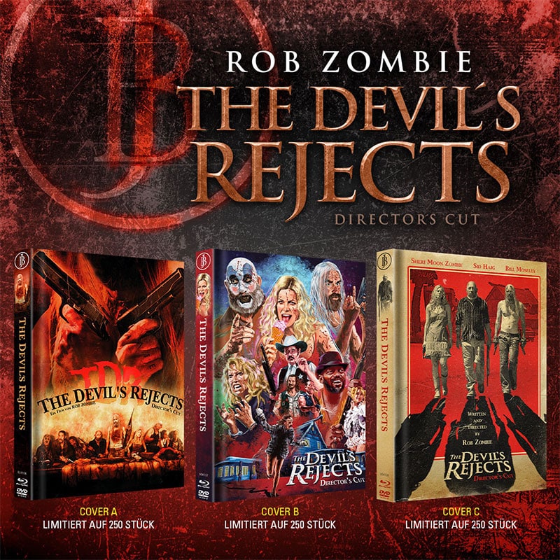 The Devil's Rejects (2005) LE 250 Mediabook BUNDLE - Blu-ray Region B