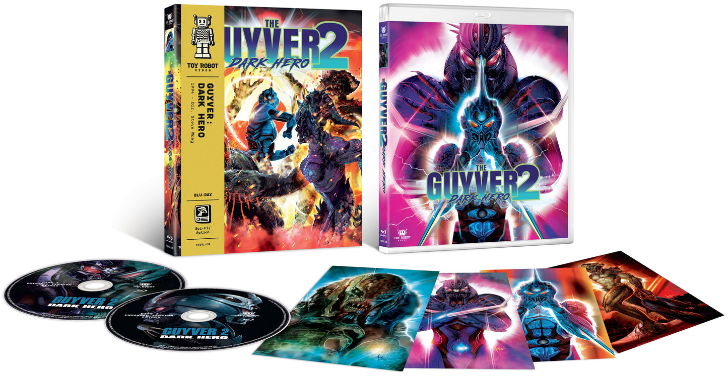 PRE-ORDER The Guyver 2: Dark Hero (1994) LE Slipcover Toy Robot - Blu-ray