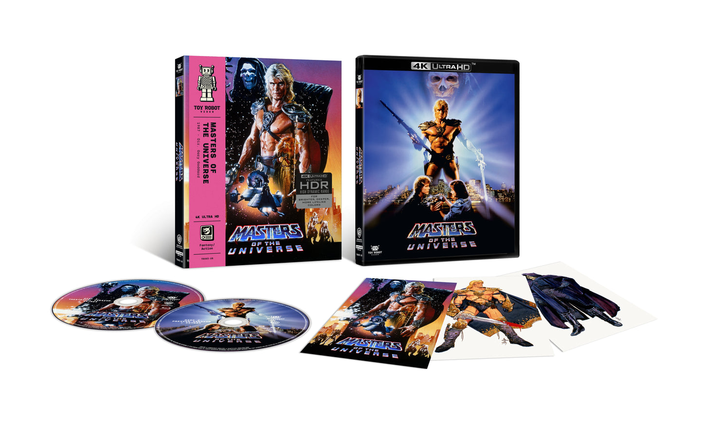 PRE-ORDER Masters of the Universe (1987) LE Slipcover Toy Robot - 4K UHD