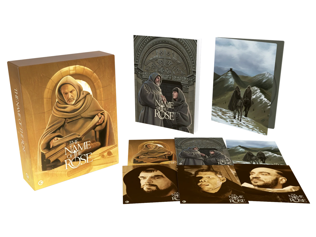 PRE-ORDER The Name of the Rose (1986) Limited Edition Second Sight - 4K UHD / Blu-ray Region B