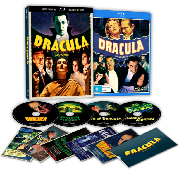Dracula Collection (4 Films) Limited Edition Lenticular Hardcase Via Vision - Blu-ray Region Free