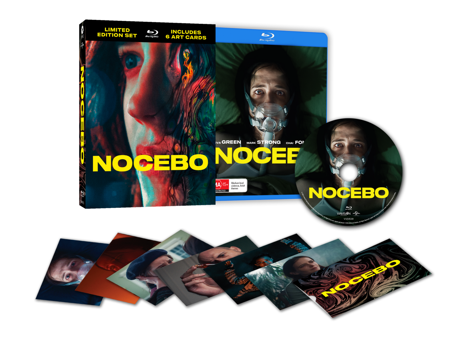 Nocebo (2022) Limited Lenticular Hardcase Via Vision - Blu-ray Region Free