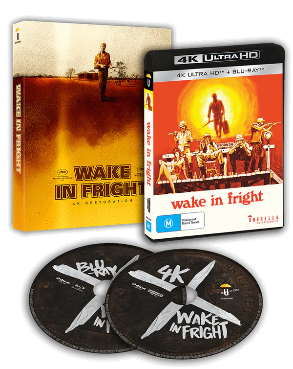 Wake in Fright (1971) LE Slipcover Umbrella - 4K UHD / Blu-ray Region Free