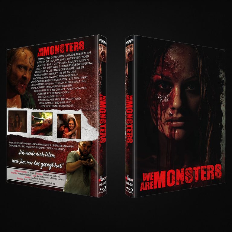 We Are Monsters (2015) LE 222 Mediabook A - 4K UHD / Blu-ray Region Free