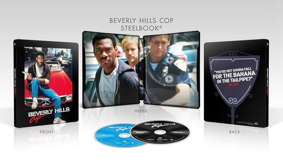 PRE-ORDER Beverly Hills Cop (1984) Limited Edition Steelbook - 4K UHD / Blu-ray / Digital Code
