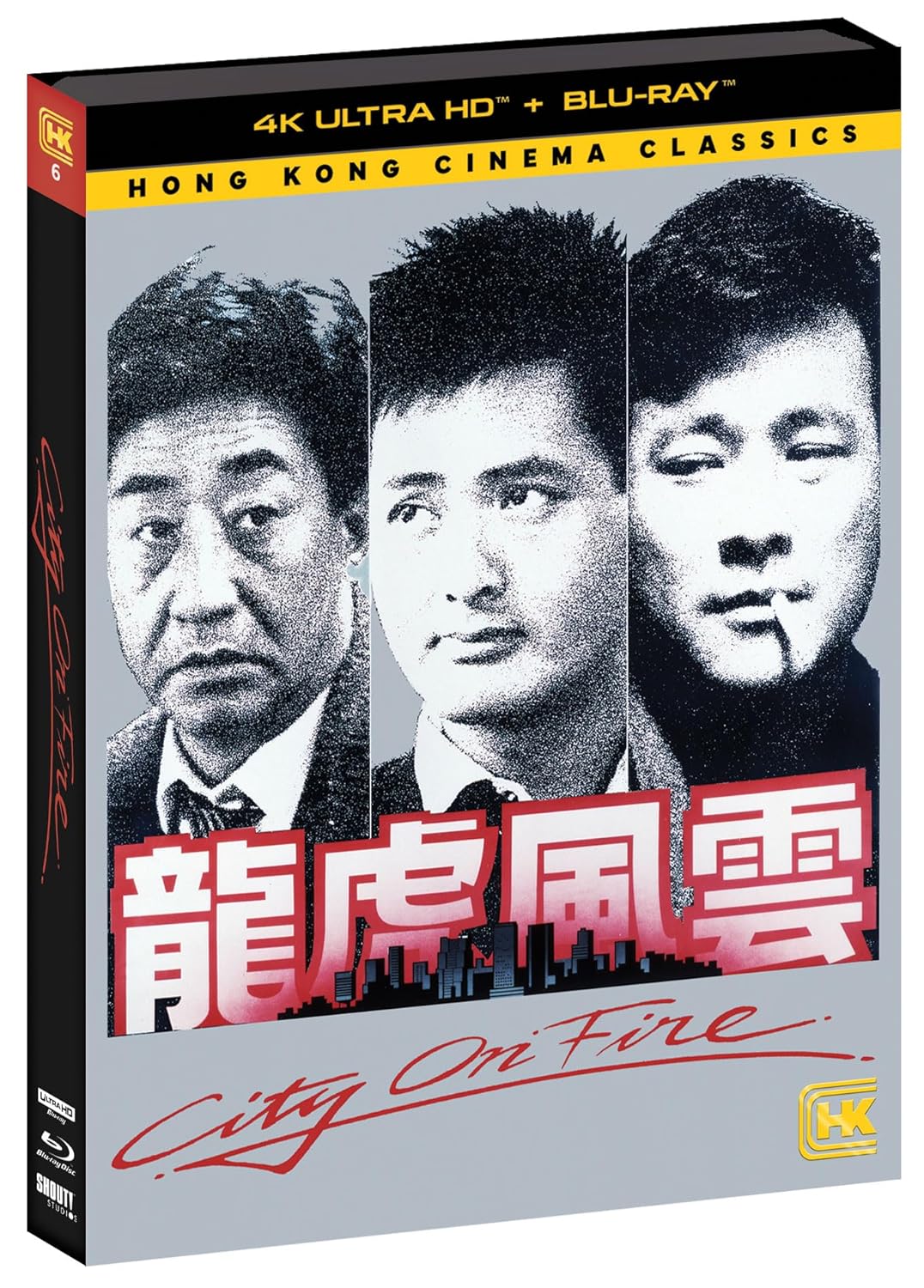 City on Fire (1987) LE Slipcover Shout Factory Hong Kong Classics - 4K UHD / Blu-ray Region A