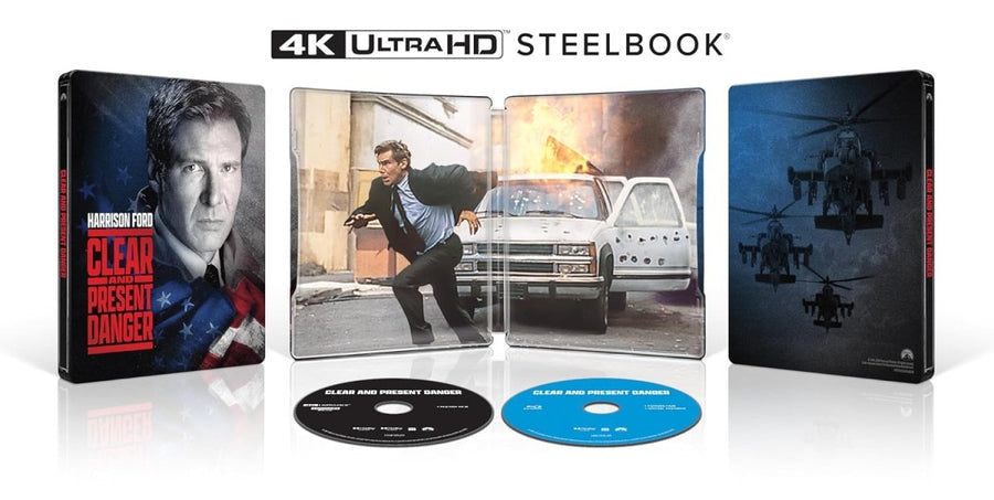 PRE-ORDER Clear and Present Danger (1994) Limited Edition Steelbook - 4K UHD / Blu-ray