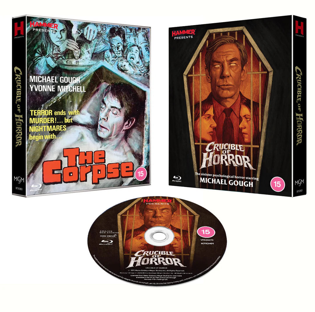 PRE-ORDER Crucible Of Horror aka The Corpse (1971) Limited Slipcover Hammer Films - Blu-ray Region B