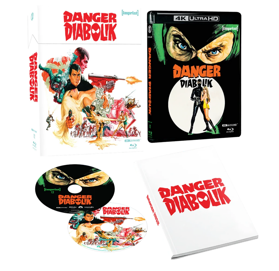 PRE-ORDER Danger: Diabolik (1968) Limited Edition Hardbox Imprint - 4K UHD / Blu-ray