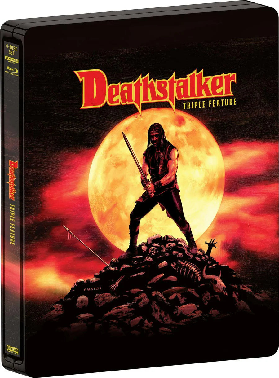 PRE-ORDER Deathstalker (Triple Feature) Limited Edition Steelbook Scream Factory - 4K UHD / Blu-ray