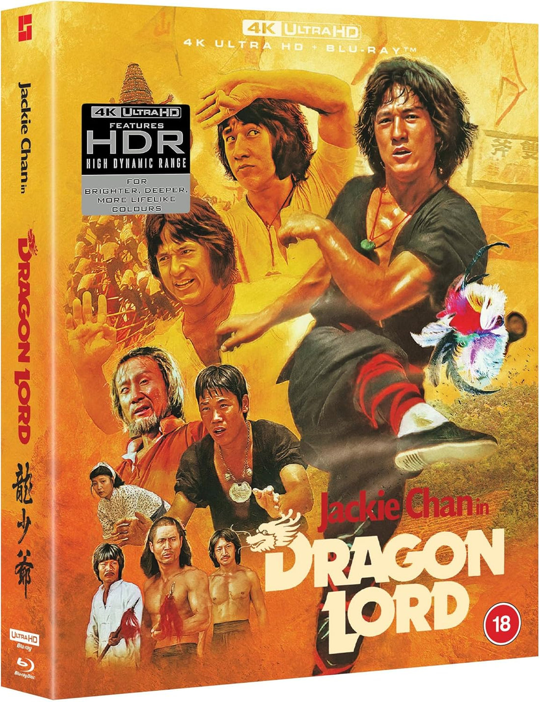 PRE-ORDER Dragon Lord (1982) Limited Deluxe Edition 88 Films UK - 4K UHD / Blu-ray Region B