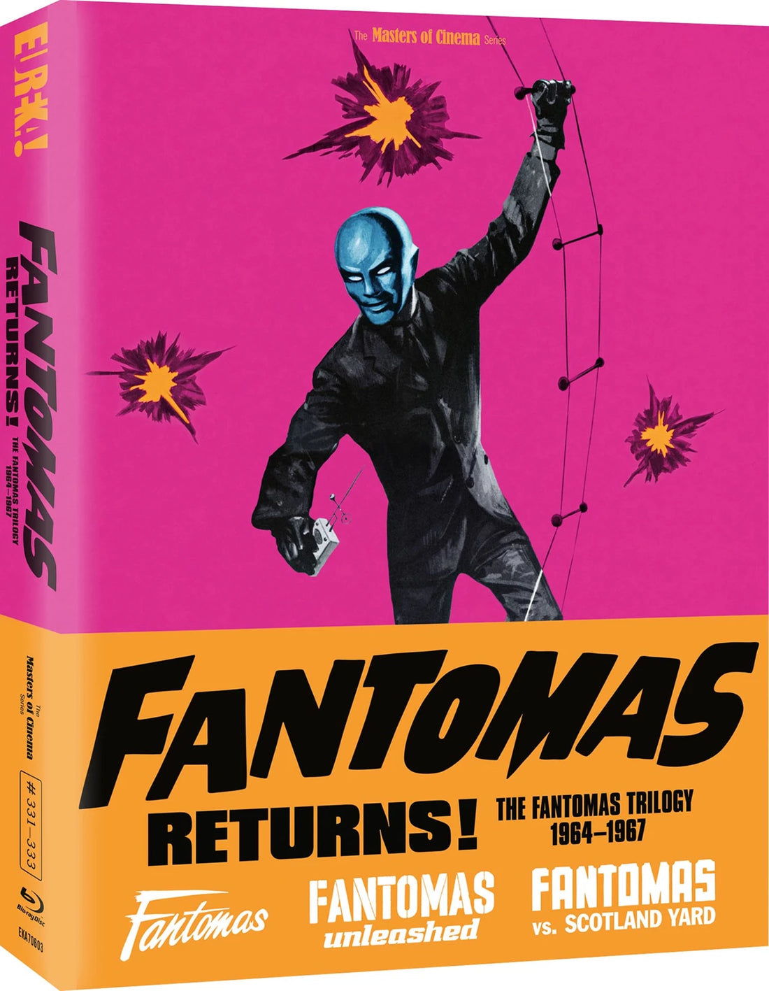 Fantomas Returns! ('64 - '67) Limited Edition Box Set Eureka UK - Blu-ray Region B