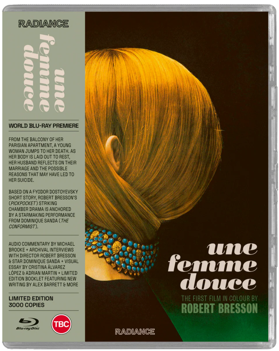 Une Femme Douce (1969) Limited Edition Radiance UK - Blu-ray Region B