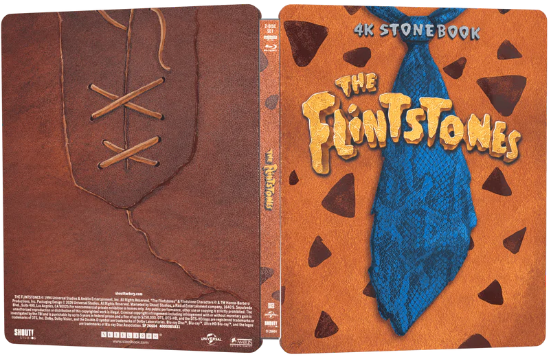PRE-ORDER The Flintstones (1994) Limited Edition Steelbook Shout Factory - 4K UHD / Blu-ray