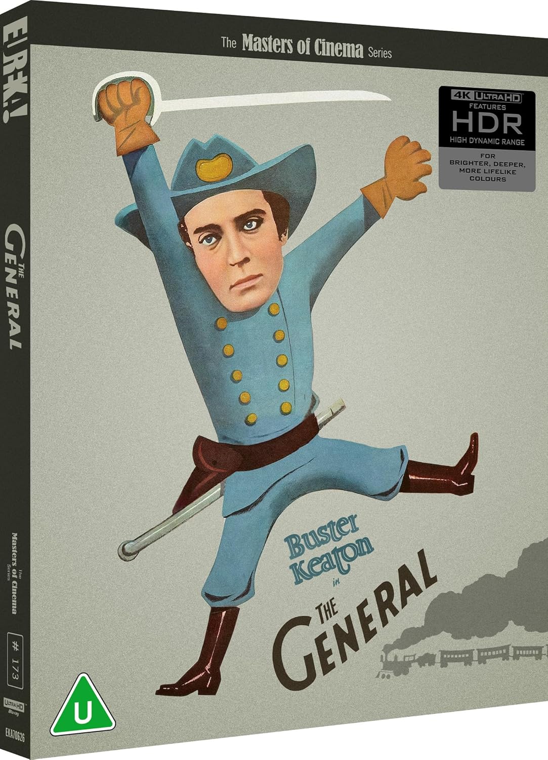 PRE-ORDER The General (1926) LE Slipcover Eureka UK - 4K UHD