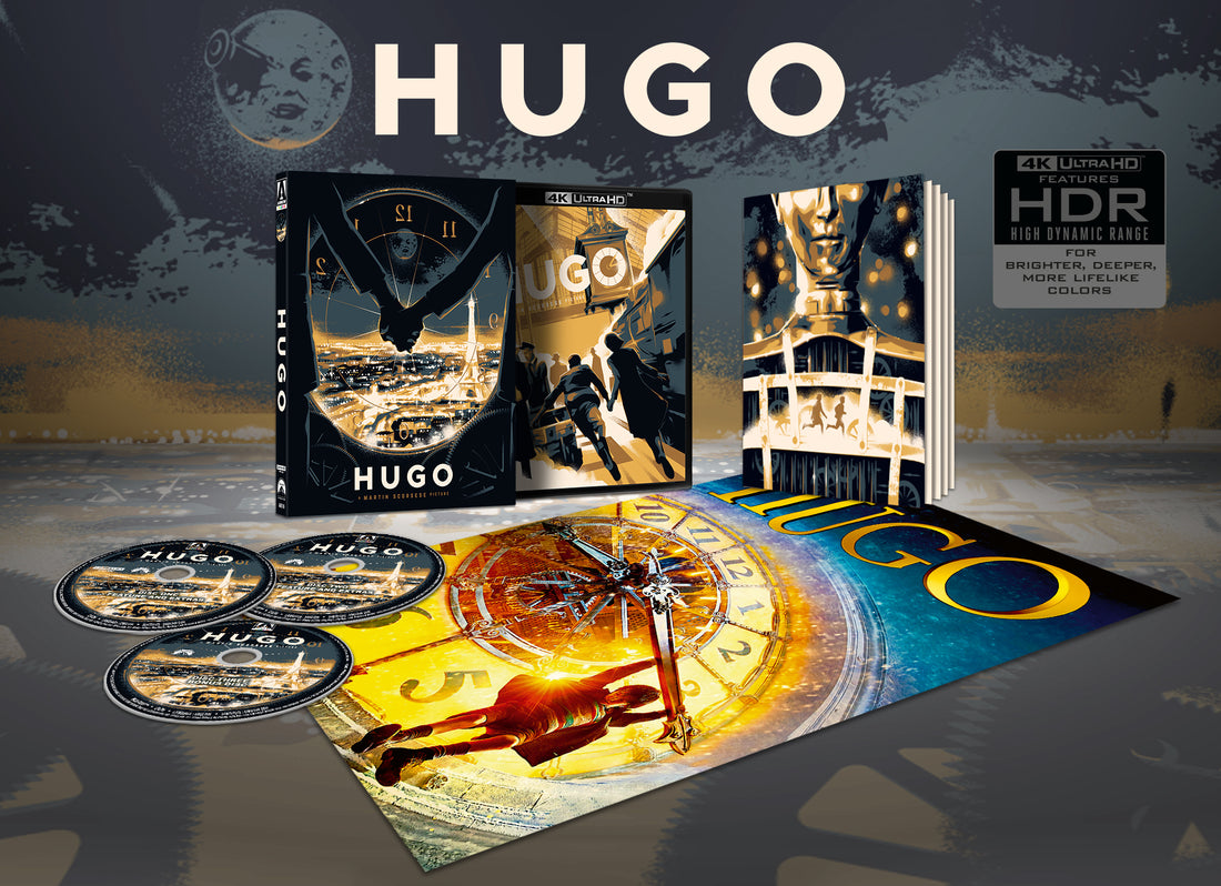 Hugo (2011) Limited Edition Slipcover Arrow US - 4K UHD / 2D + 3D Blu-ray