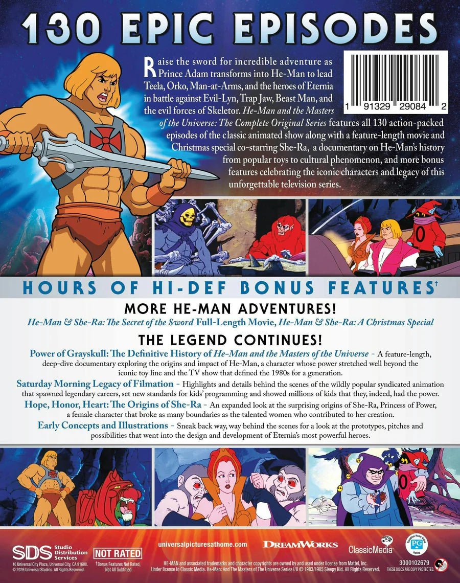 PRE-ORDER He-Man and the Masters of the Universe: The Complete Original Series - Blu-ray