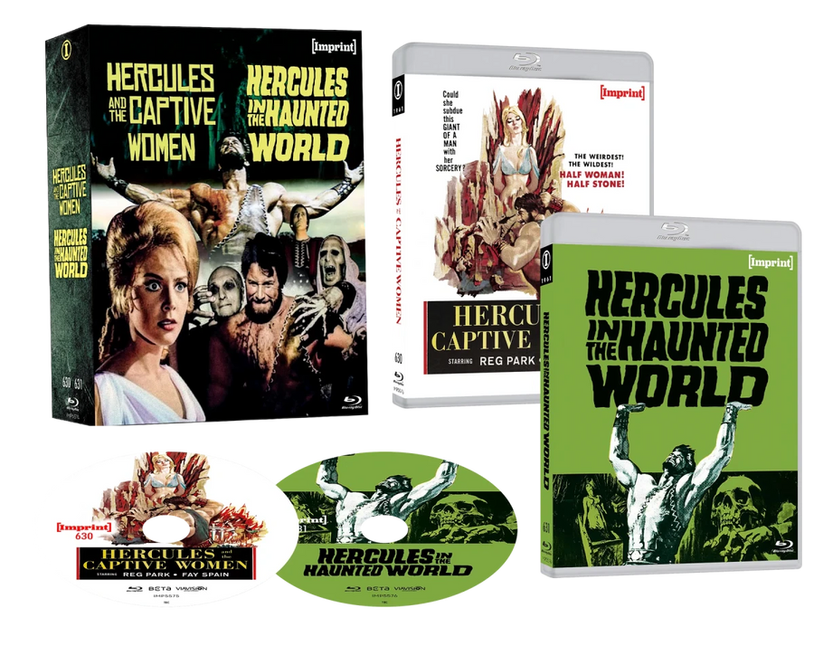 PRE-ORDER Hercules and the Captive Women / Hercules in the Haunted World - Limited Edition - Blu-ray Region Free