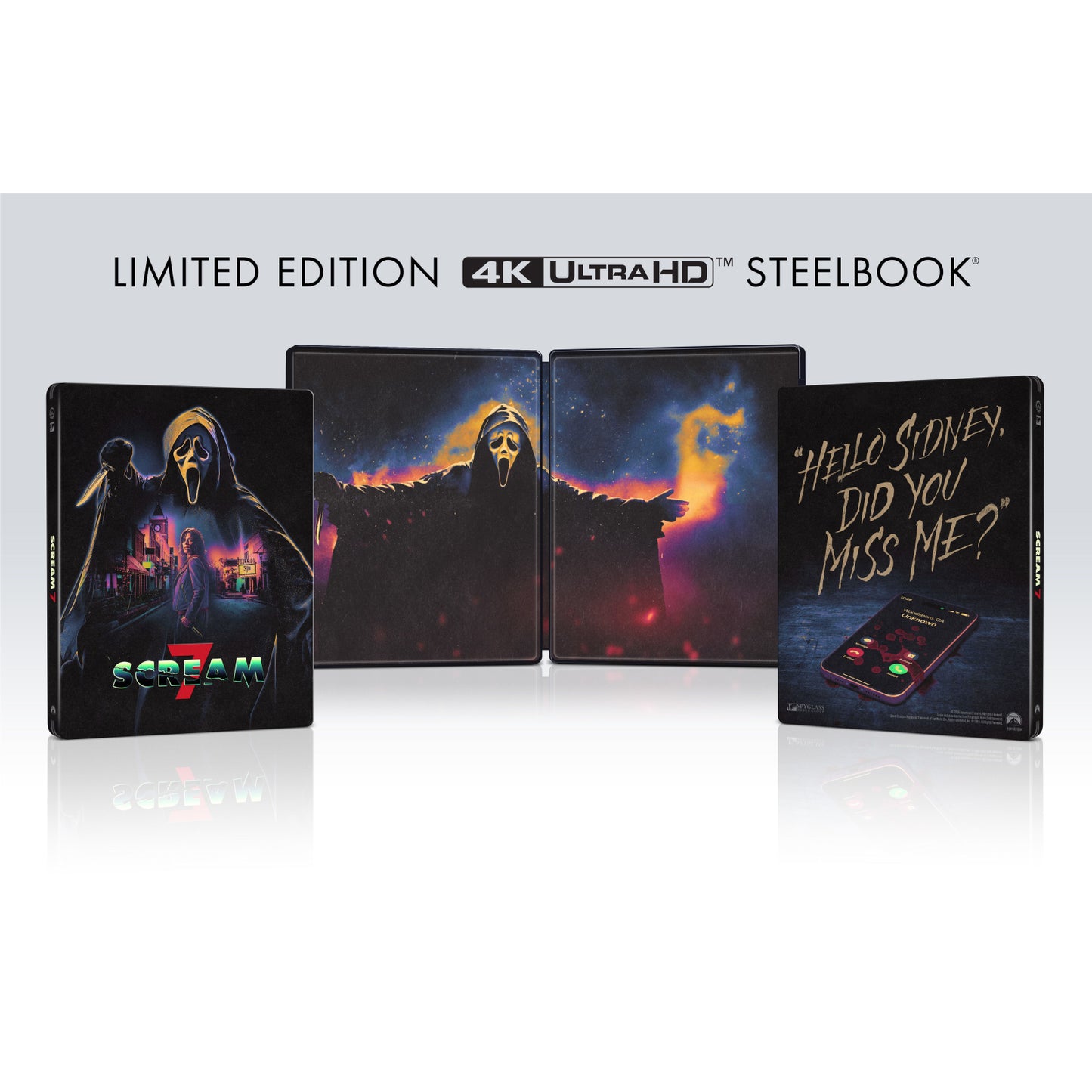 Scream 7 - UK Limited Edition Steelbook - 4K UHD / Blu-ray Region Free