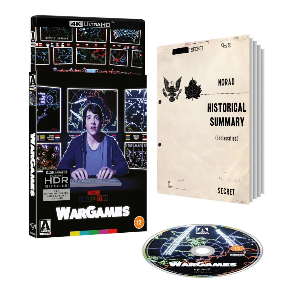 PRE-ORDER War Games (1983) LE Slipcover Arrow UK - 4K UHD