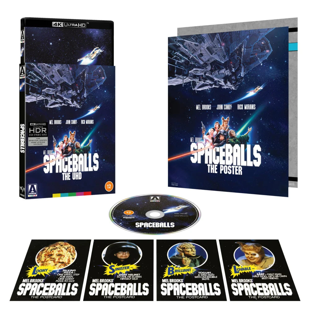 PRE-ORDER Spaceballs (1987) LE Slipcover Arrow UK - 4K UHD