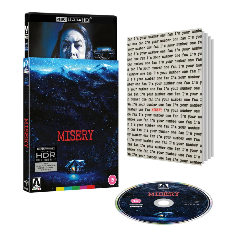 PRE-ORDER Misery (1990) Limited Edition Slipcover Arrow UK - 4K UHD