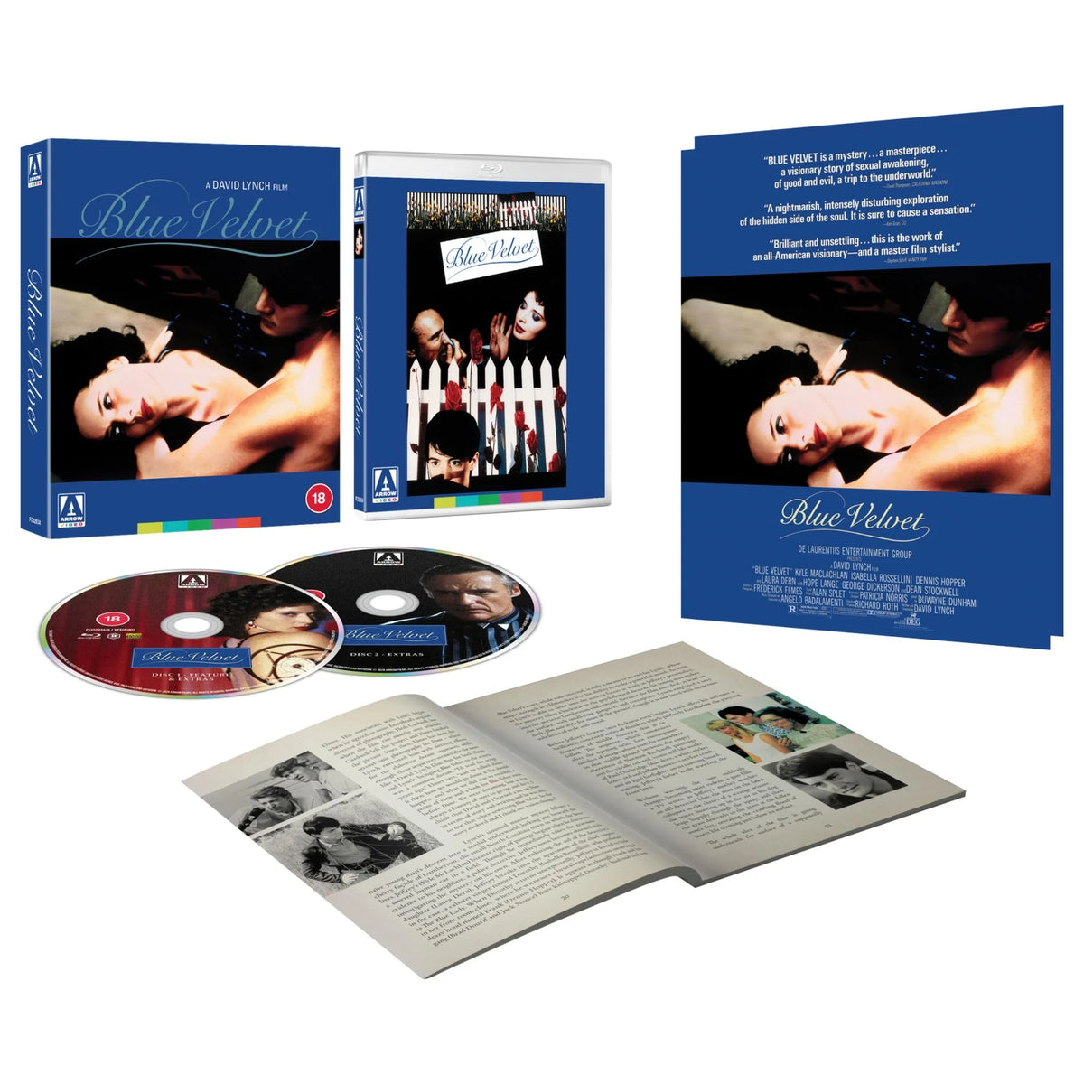 PRE-ORDER Blue Velvet (1986) Limited Edition Arrow UK - Blu-ray Region B