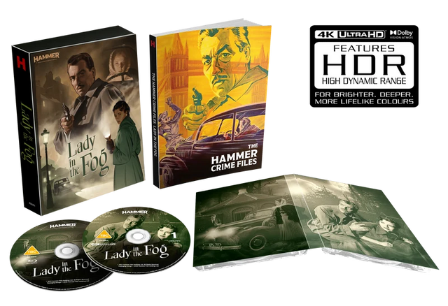 PRE-ORDER Lady in the Fog (1952) Limited Edition Hammer UK - 4K UHD / Blu-ray Region Free