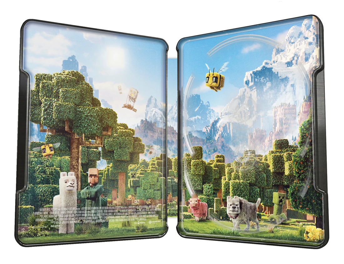 A Minecraft Movie (2025) UK Limited Edition Night/Day Steelbook w/ Slipcover - 4K UHD / Blu-ray Region Free