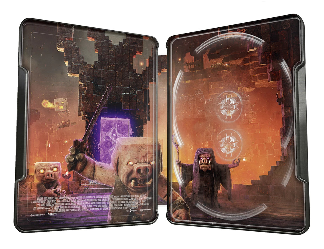 A Minecraft Movie (2025) UK Limited Edition Portal Steelbook - 4K UHD / Blu-ray Region Free