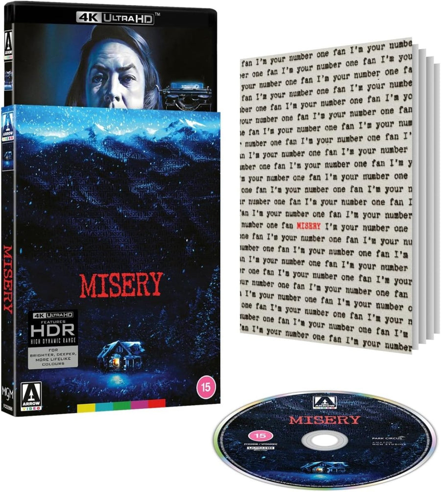 Misery (1990) Limited Edition Slipcover Arrow UK - 4K UHD