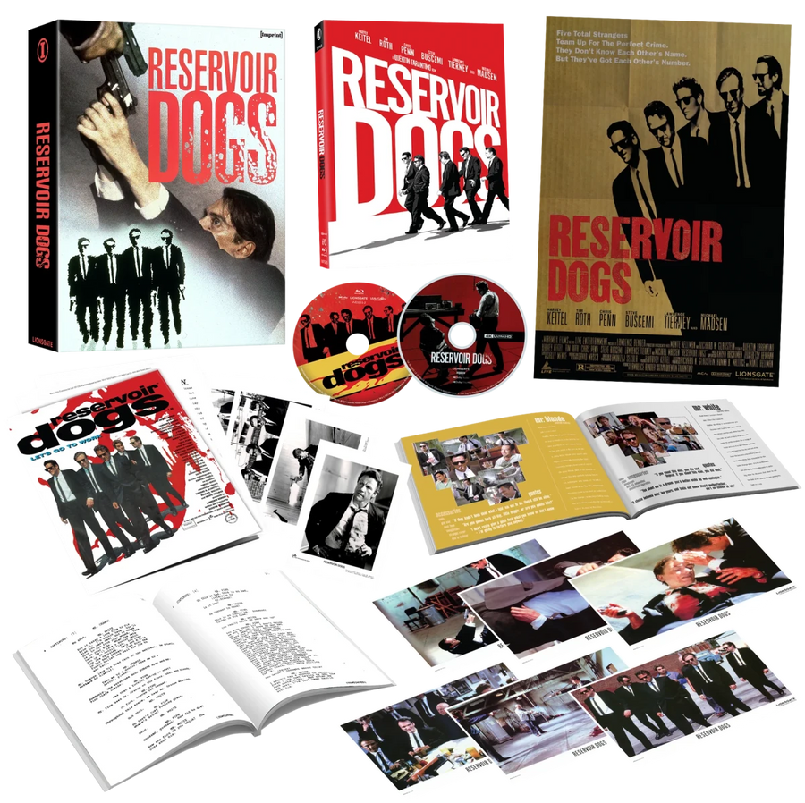 PRE-ORDER Reservoir Dogs (NOTES) Limited Edition LARGE Lenticular Hardbox Imprint - 4K UHD / Blu-ray Region Free
