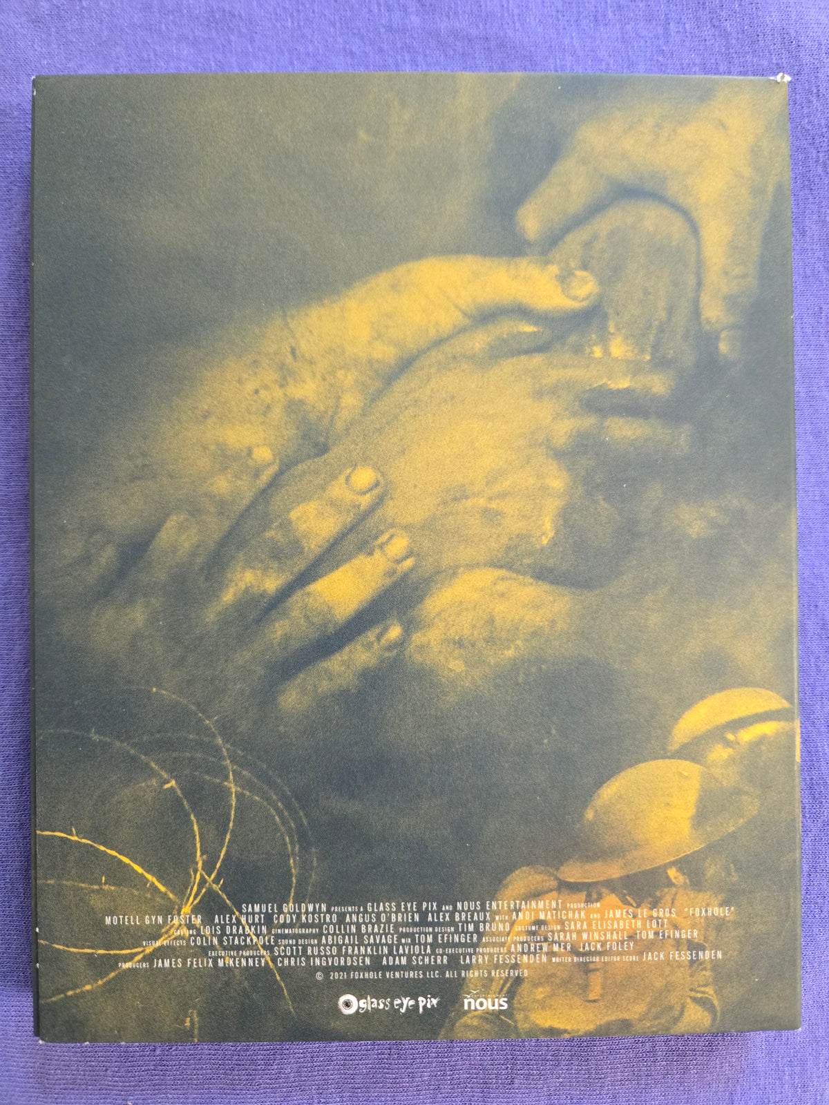 Foxhole (2021) USED Limited Edition Slipcover Yellow Veil - Blu-ray