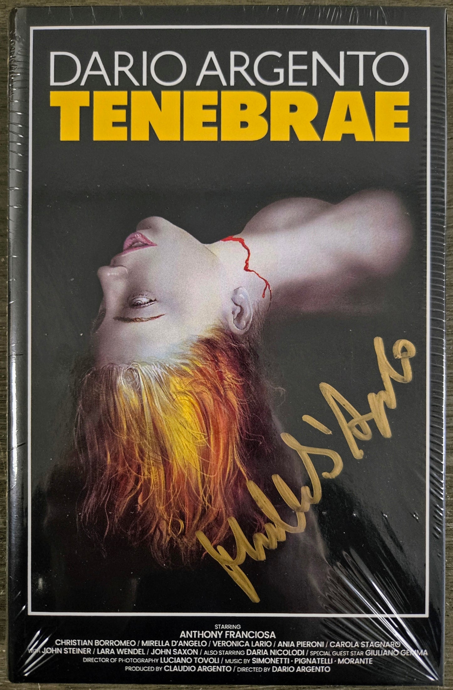 Tenebrae (1982) SIGNED LE 66 Large Hardbox - Blu-ray Region B