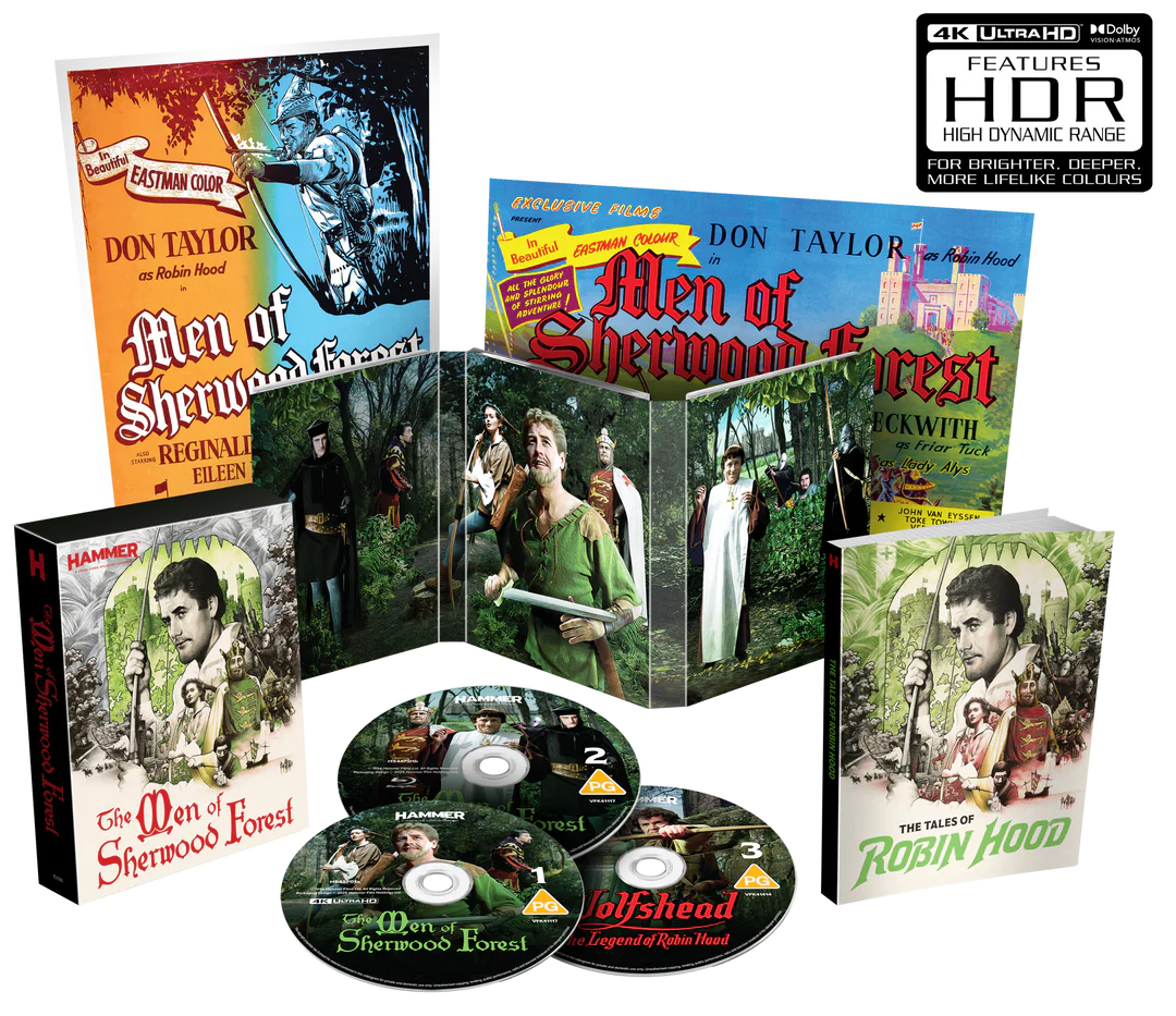 The Men of Sherwood Forest (1954) Limited Collector's Edition Hammer Films - 4K UHD / Blu-ray Region Free