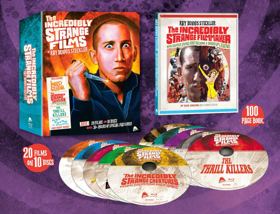 The Incredibly Strange Films Of Ray Dennis Steckler (20 Films) LE Box Set - Blu-ray