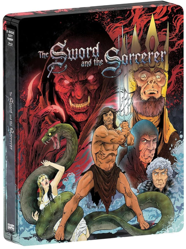 PRE-ORDER The Sword and the Sorcerer (1982) Limited Edition Steelbook Scream Factory - 4K UHD / Blu-ray