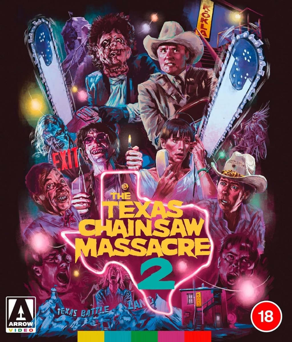 The Texas Chainsaw Massacre 2 (1986) Standard Edition Arrow UK - 4K UHD / Blu-ray Region B