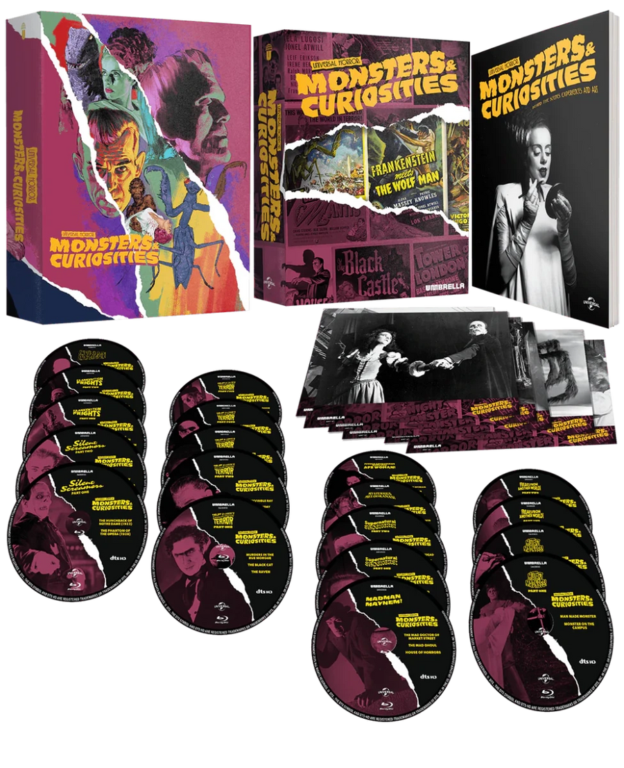 *UPDATE* PRE-ORDER Universal Horror: Monsters and Curiosities - Collector's Edition Umbrella - Blu-ray Region Free