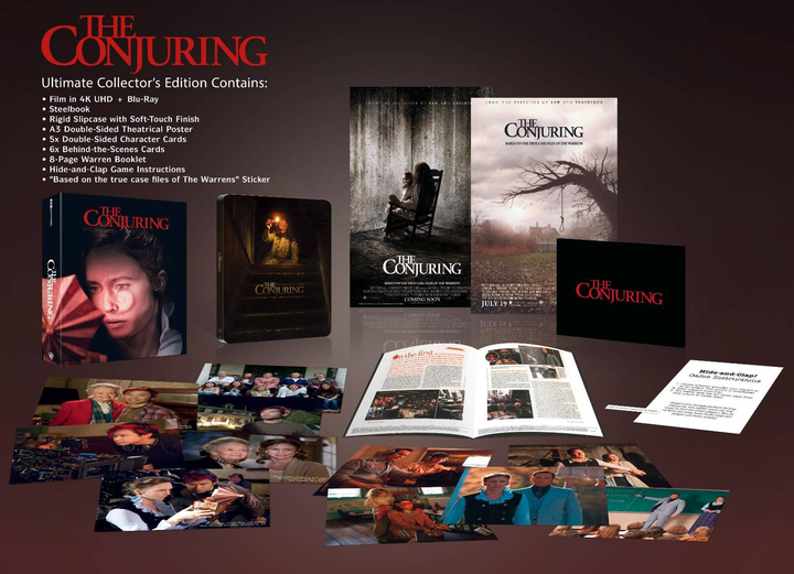 The Conjuring (2013) Limited Collector's Edition UK Steelbook - 4K UHD / Blu-ray Region Free