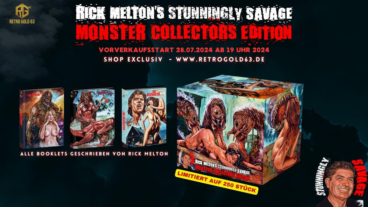 Rick Melton's Stunningly Savage Monster Mediabook (Box Set) LE 250 SUBSCRIPTION