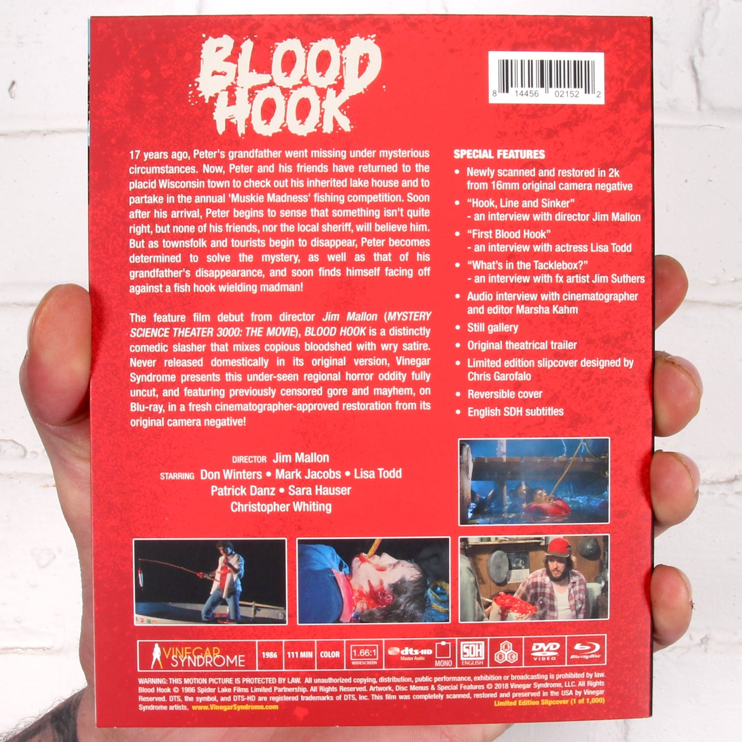 Blood Hook (Vinegar Syndrome) LE 1000 Slipcover Blu-Ray