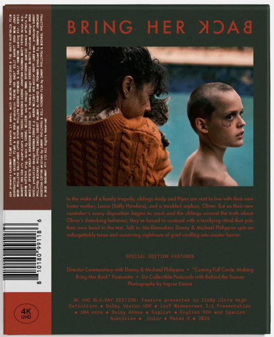 Bring Her Back (2025) Digipak w/ Slipcase A24 - 4K UHD