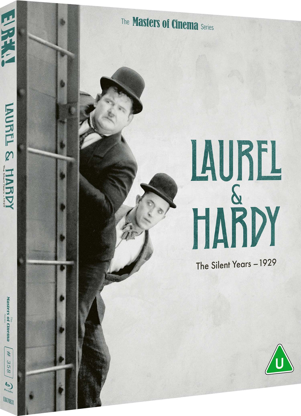 Laurel and Hardy - The Silent Years (1929) Limited Edition Slipcover Eureka UK - Blu-ray Region Free