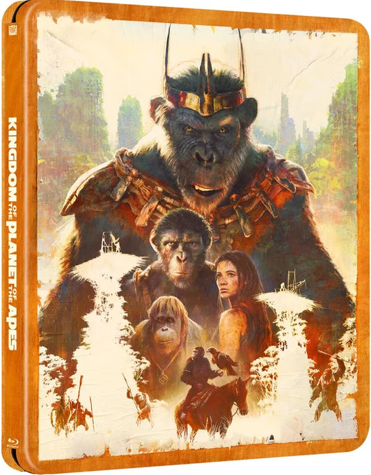PRE-ORDER Kingdom Of The Planet Of The Apes (2024) Limited Edition Steelbook - 4K UHD
