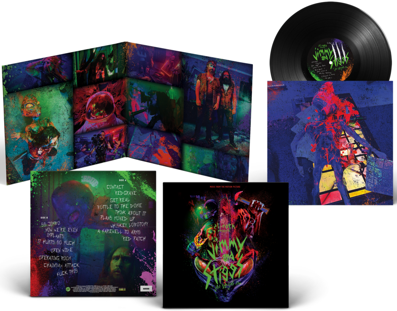 PRE-ORDER Jimmy & Stiggs (2024) OST By Steve Moore - Black Vinyl Soundtrack