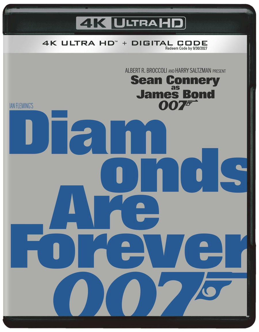 Diamonds Are Forever (1971) w/ Slipcover - 4K UHD / Blu-ray / Digital Code