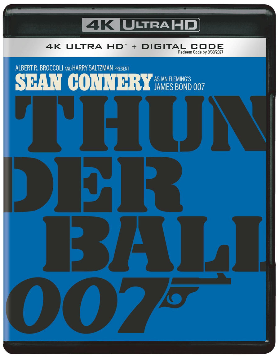 Thunderball (1965) w/ Slipcover - 4K UHD / Blu-ray / Digital Code *NOTE*