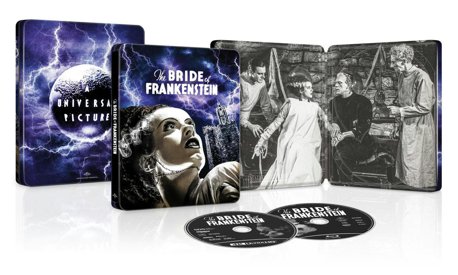 Bride of Frankenstein (1935) UK Limited Edition Steelbook - 4K UHD / Blu-ray Region Free