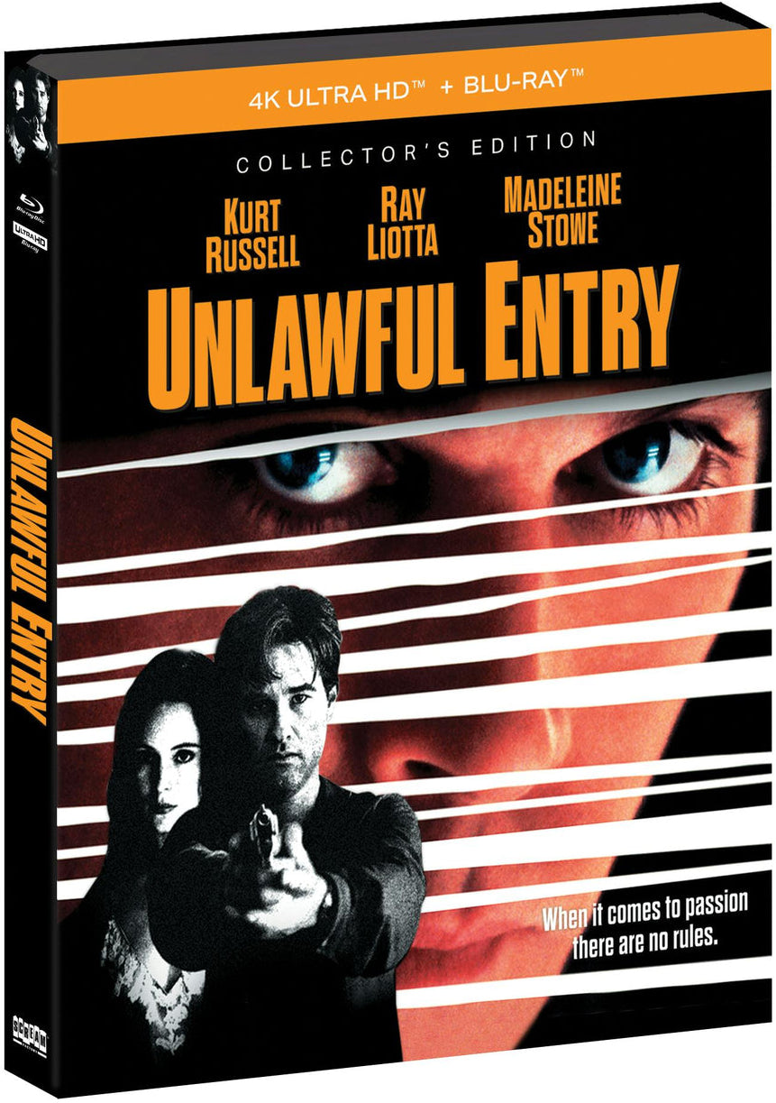 PRE-ORDER Unlawful Entry (1992) LE Slipcover Shout Factory - 4K UHD / Blu-ray